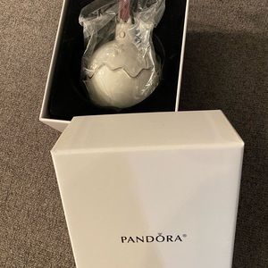 New NIB Pandora Porcelain Christmas ornament.